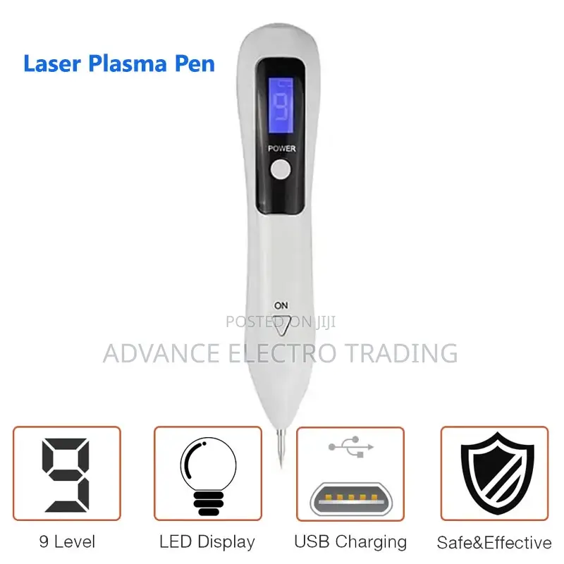 9 Level Beauty Plasma Pen for Dark Spot Tattoo Freckle Mole Removal.