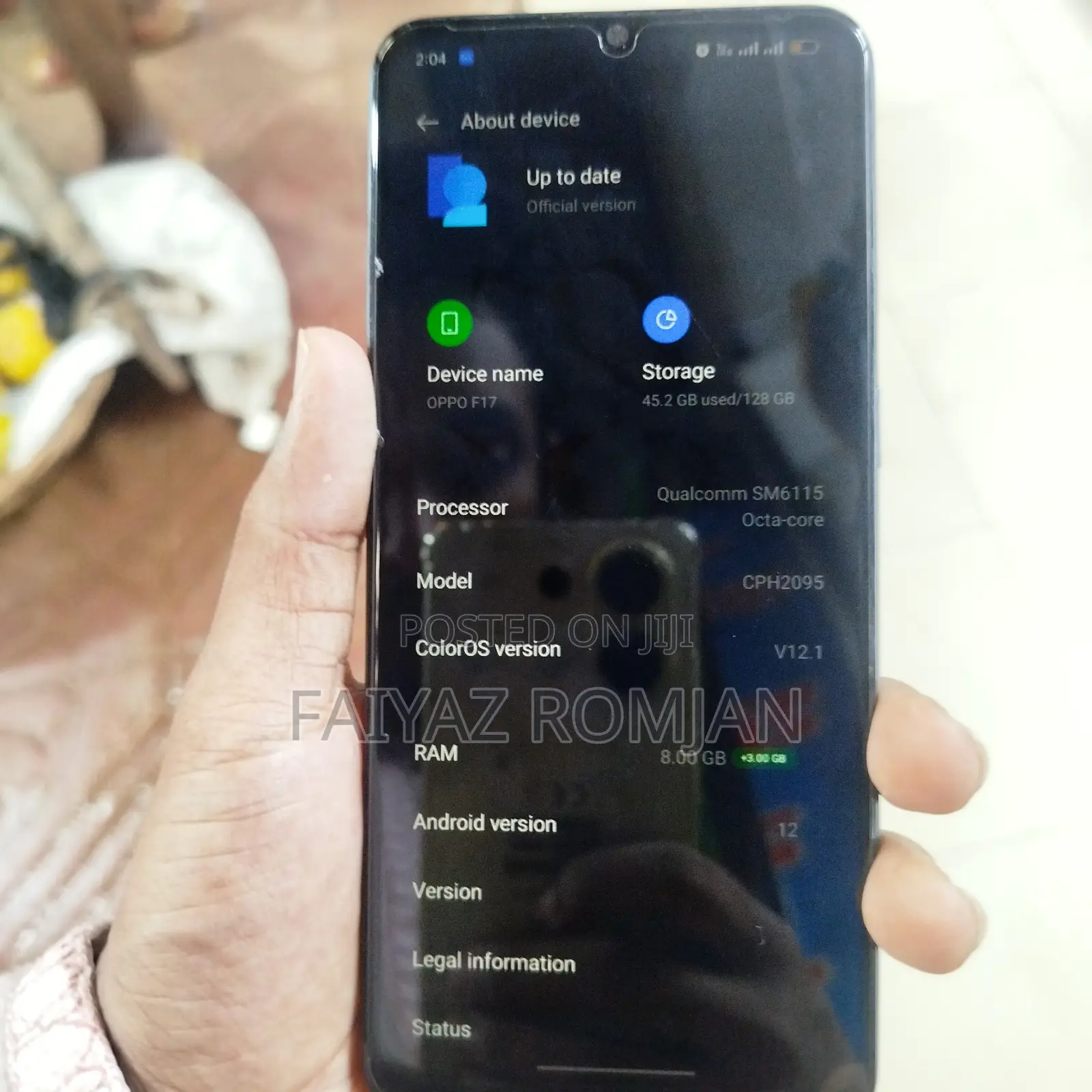 Oppo F17 128 GB Gold