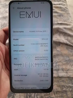 Photo - Huawei Y9 Prime 2019 128 GB Black