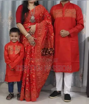 Photo - বাচ্চা সহ কাপড় ড্রেস(ফ্যামিলি কম্বো) New Collection