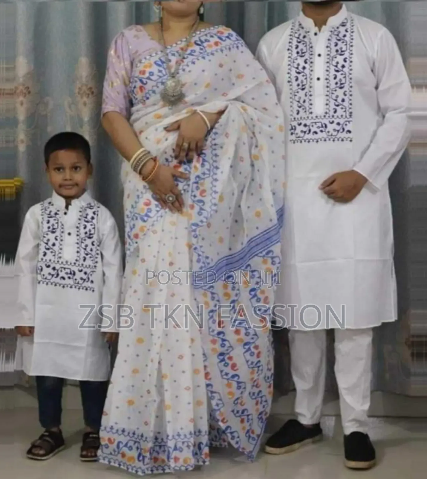 বাচ্চা সহ কাপড় ড্রেস(ফ্যামিলি কম্বো) New Collection