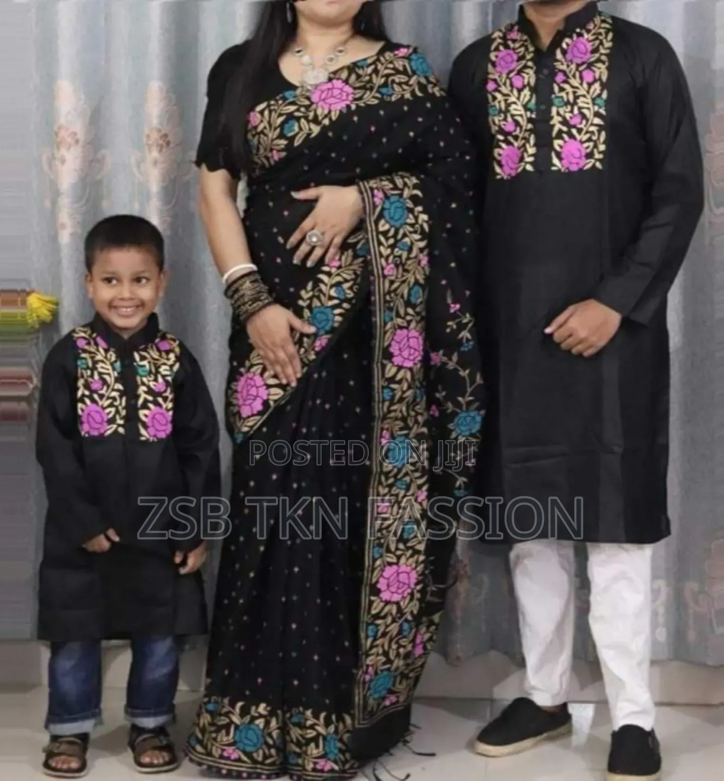 বাচ্চা সহ কাপড় ড্রেস(ফ্যামিলি কম্বো) New Collection