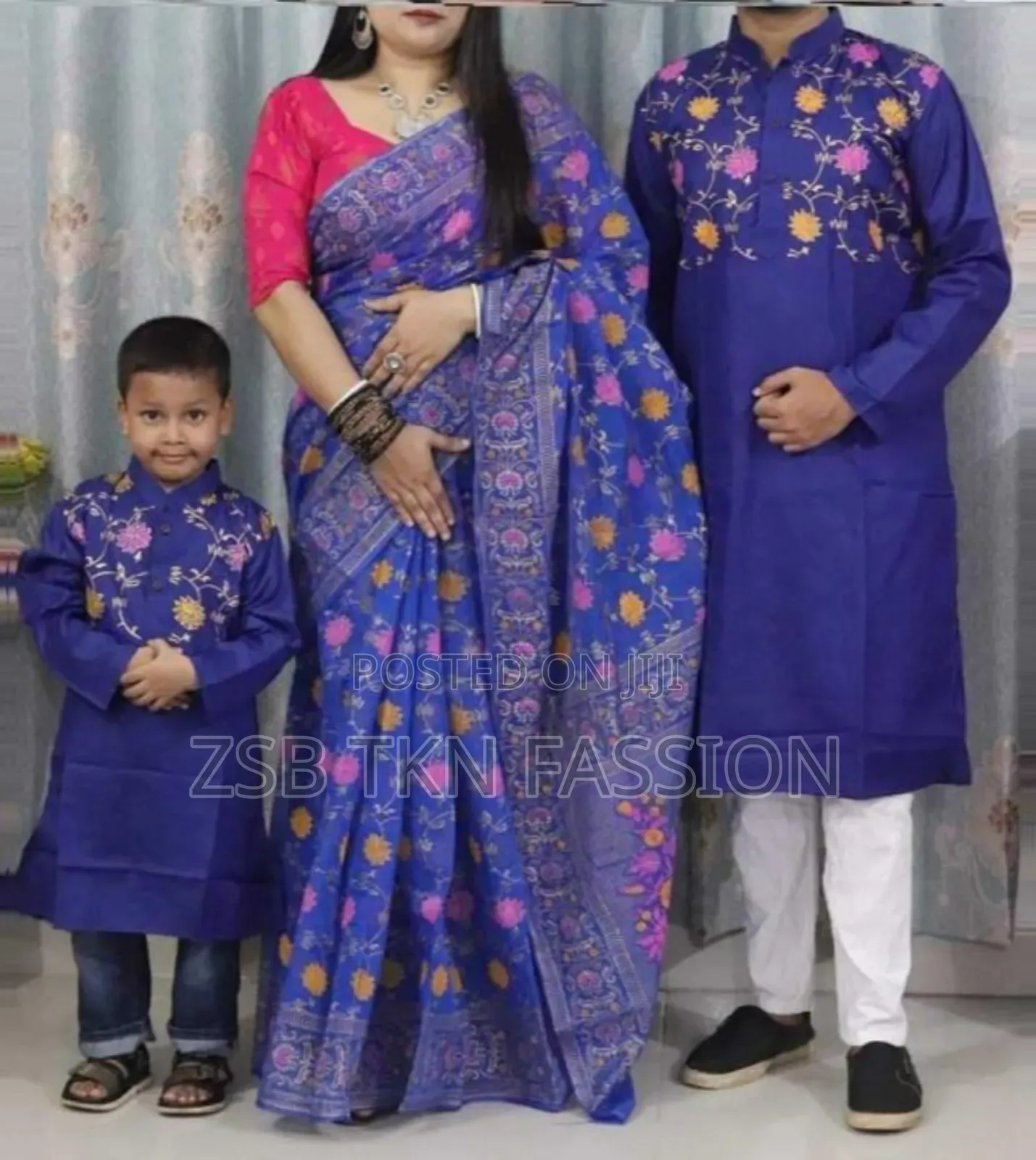 বাচ্চা সহ কাপড় ড্রেস(ফ্যামিলি কম্বো) New Collection