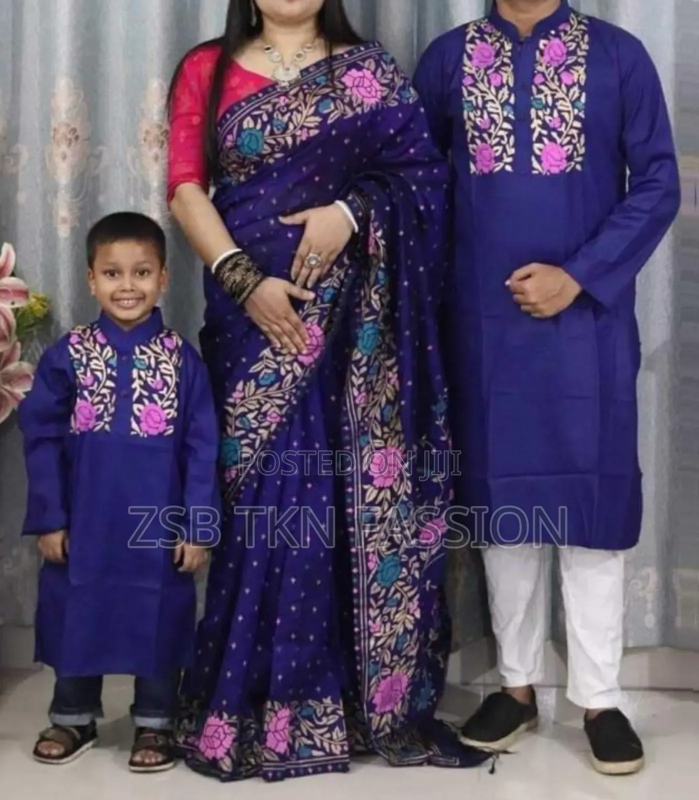 বাচ্চা সহ কাপড় ড্রেস(ফ্যামিলি কম্বো) New Collection