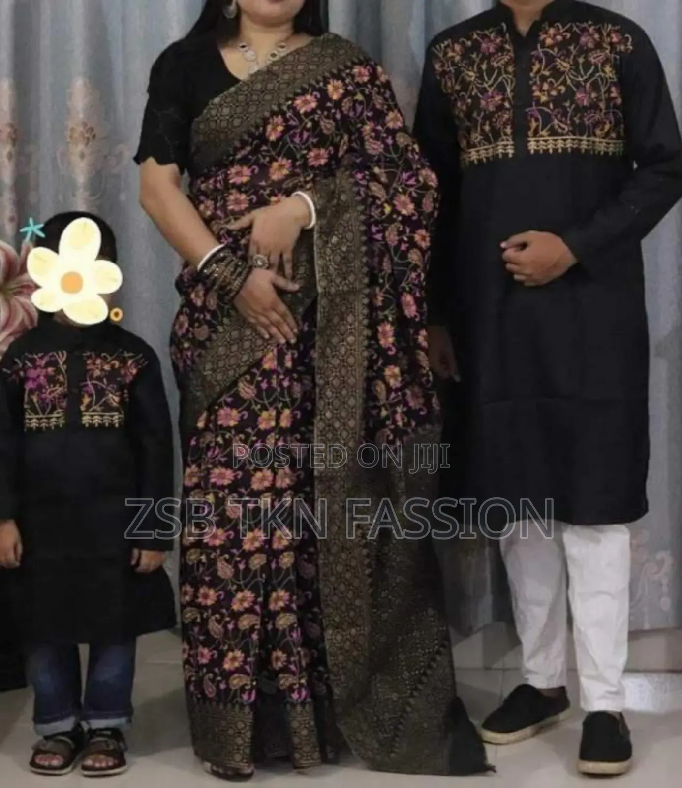 বাচ্চা সহ কাপড় ড্রেস(ফ্যামিলি কম্বো) New Collection