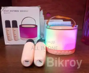 Photo - Karaoke Speaker Kit Portable Machine With Handheld 2 Mics