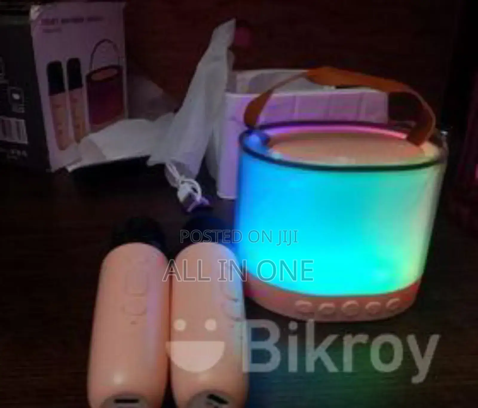 Karaoke Speaker Kit Portable Machine With Handheld 2 Mics