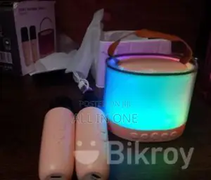 Karaoke Speaker Kit Portable Machine With Handheld 2 Mics