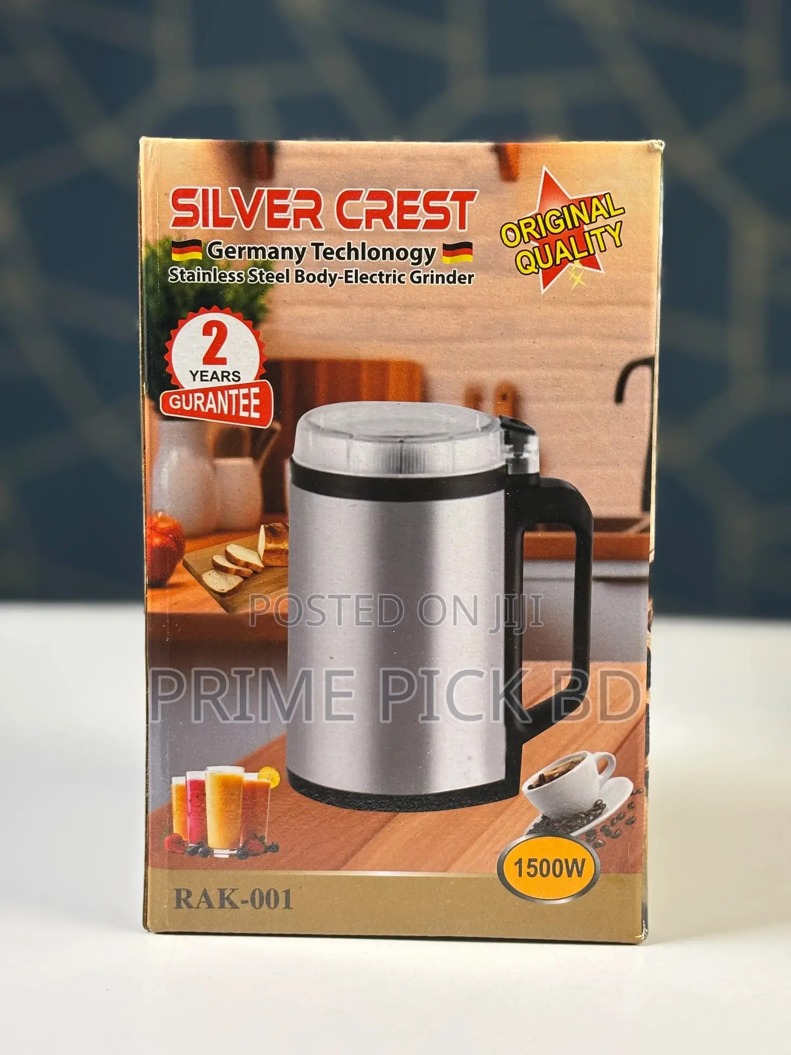 Powerful 1500w Stainless Steel Spice Coffee Grinder