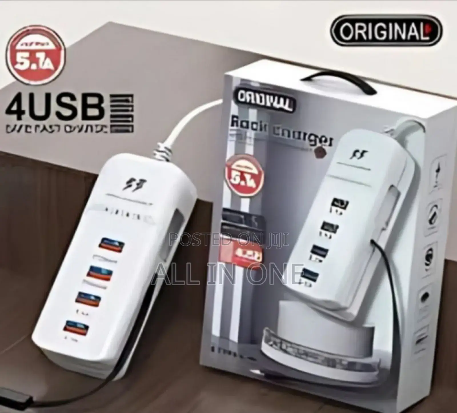 Muti 4 Ports Usb Charger Pd 66w Fast Charging for Mobile Phone