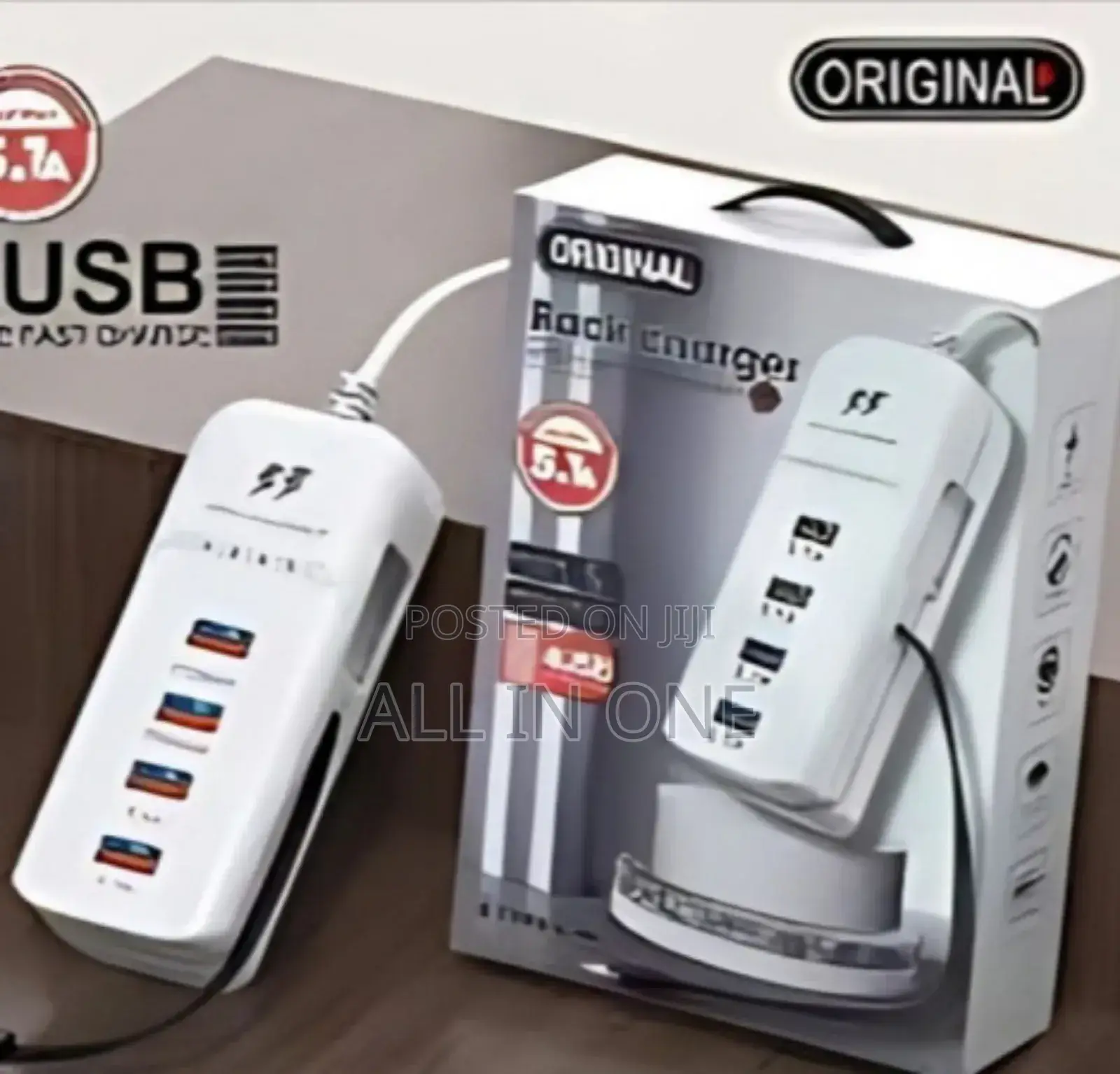 Muti 4 Ports Usb Charger Pd 66w Fast Charging for Mobile Phone