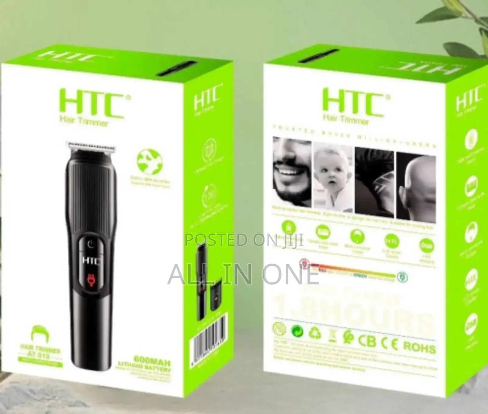 Product Details of HTC at-531 Rechargeable Hair Trimmer