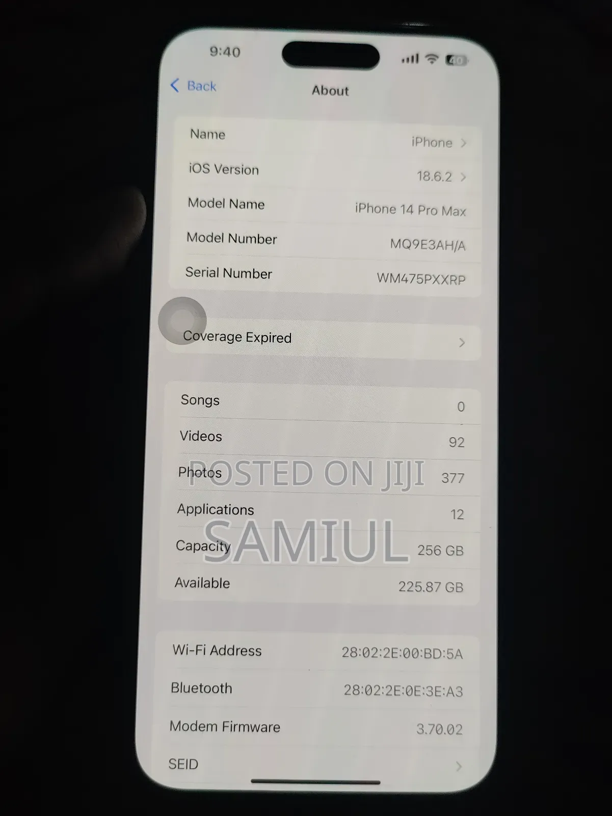 Apple iPhone 14 Pro Max 256 GB Blue