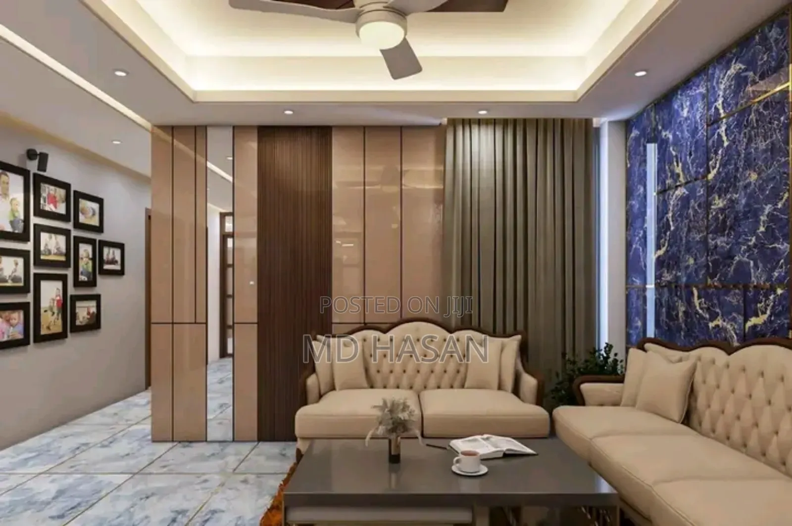 Furnished 3bdrm Apartment in Furnished Flat Rent for Rent