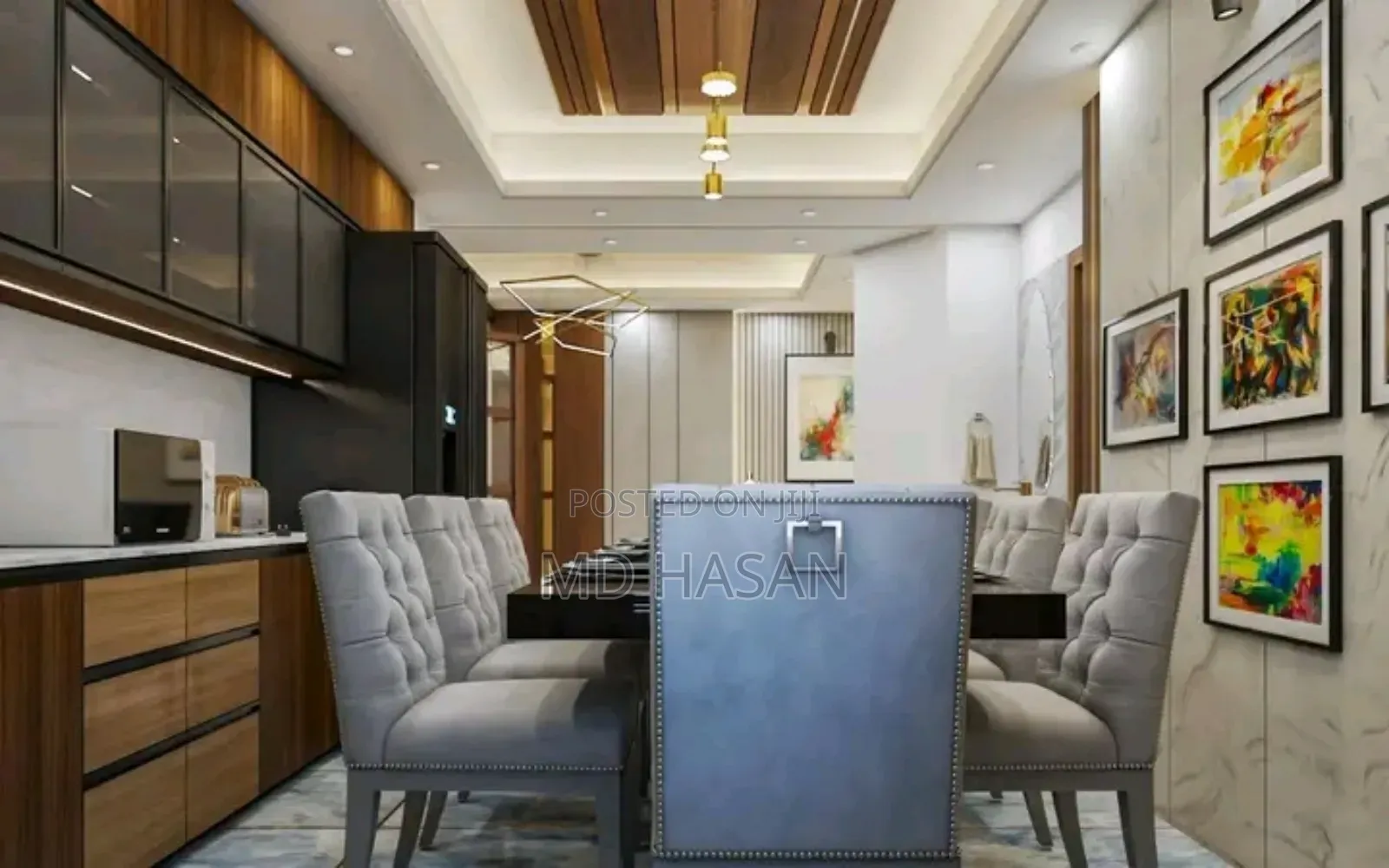 Furnished 3bdrm Apartment in Furnished Flat Rent for Rent