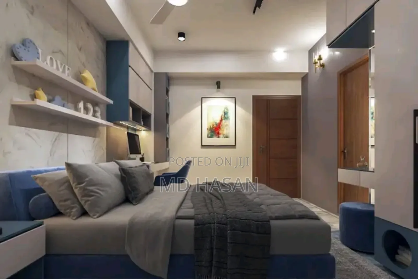 Furnished 3bdrm Apartment in Furnished Flat Rent for Rent