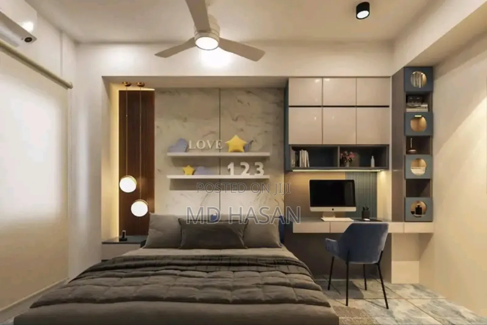 Furnished 3bdrm Apartment in Furnished Flat Rent for Rent