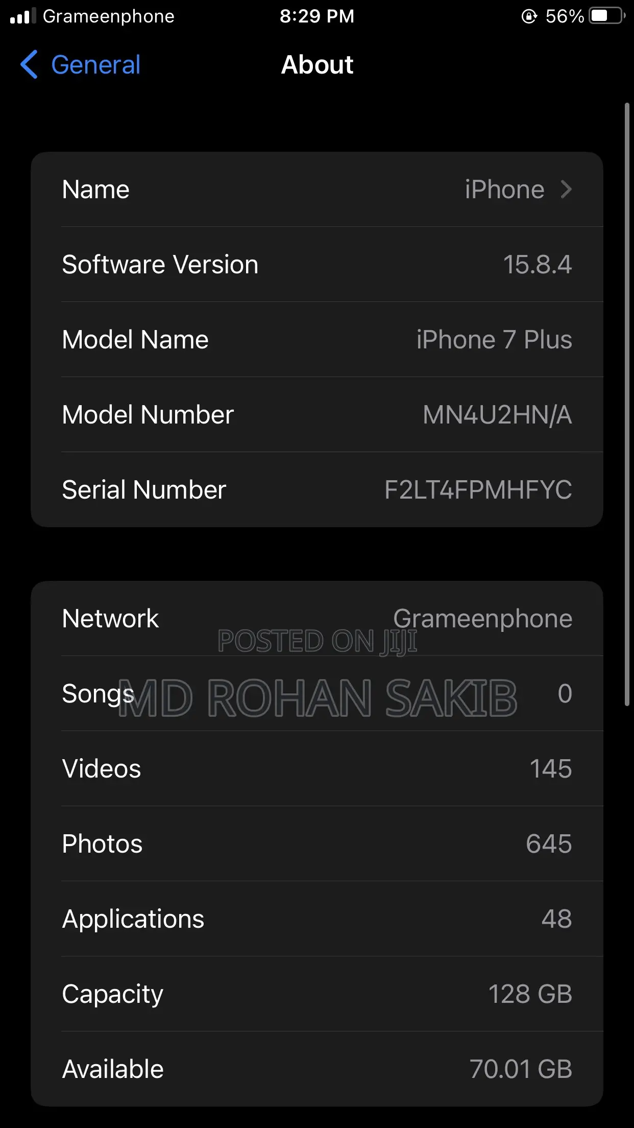 Apple iPhone 7 Plus 128 GB Rose Gold