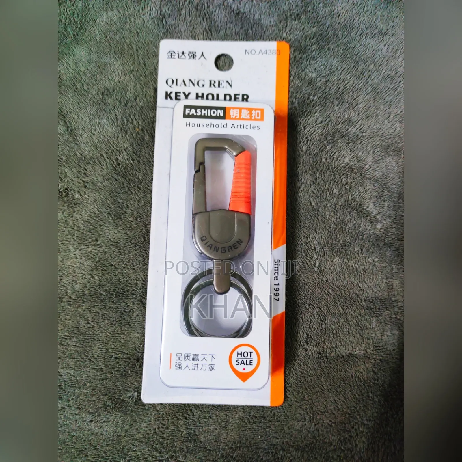 Motorcycle Leather and Aluminium CNC Key Ring