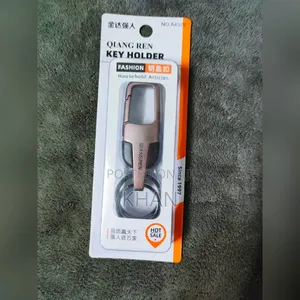 Motorcycle Leather and Aluminium CNC Key Ring