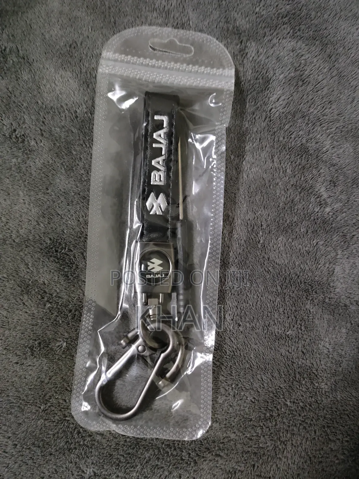 Motorcycle Leather and Aluminium CNC Key Ring