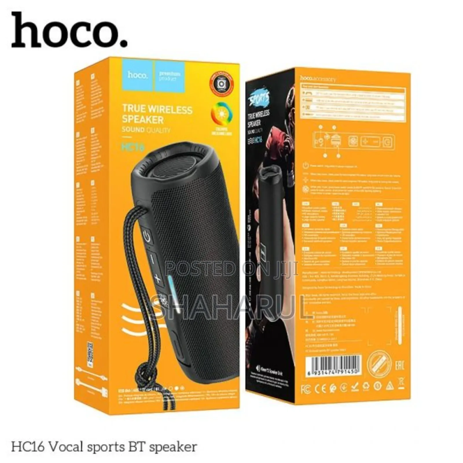 Hoco Hc16 10w Bluetooth Speaker 1200mah Waterproof Travel Sound Box