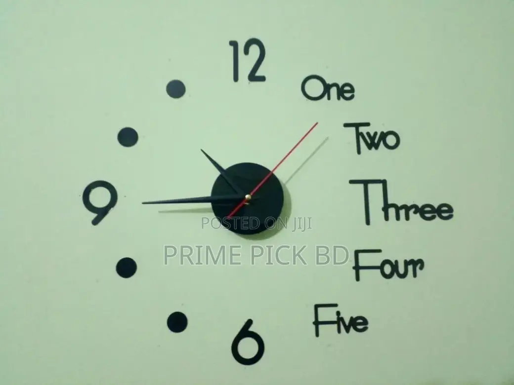 Diy Acrylic Wall Clock – Creative 3d Design for Living Room, Bedroom