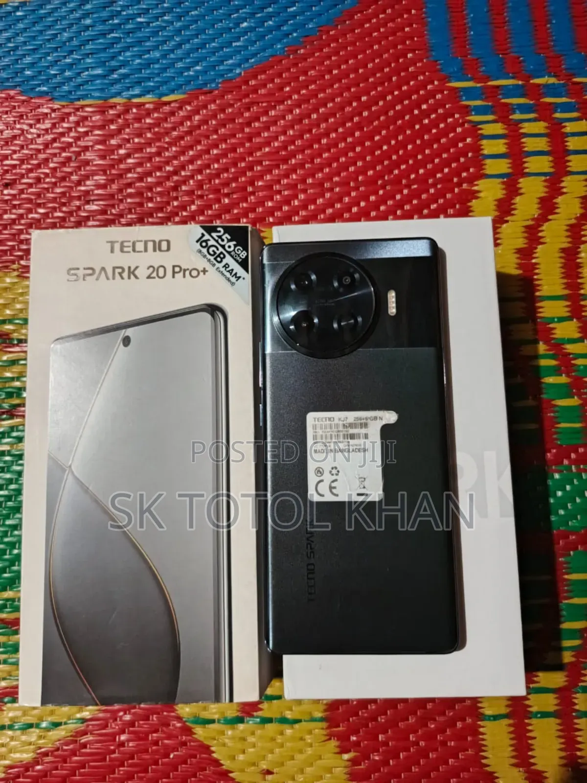 Tecno Camon 20 Pro 256 GB Black