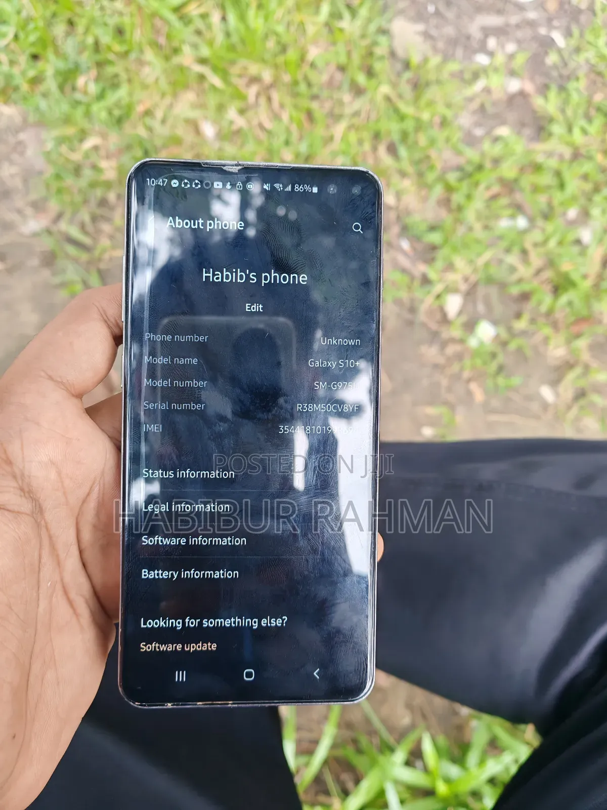 Samsung Galaxy S10 Plus 128 GB Blue