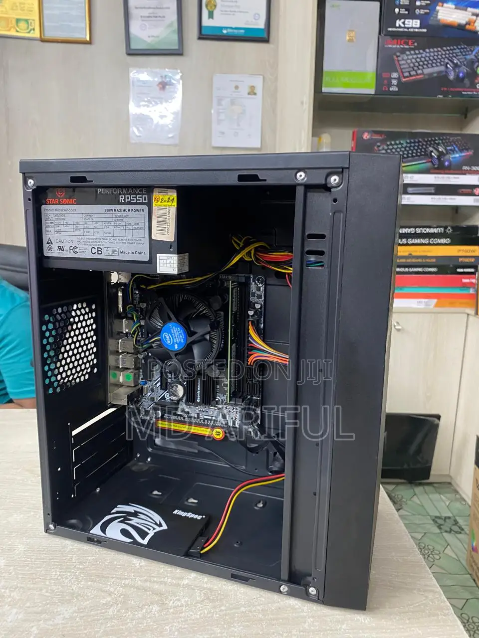 Intel Core I3 ( 3rd Gen)_ram 8gb_ssd 120gb_desktop Pc Fresh