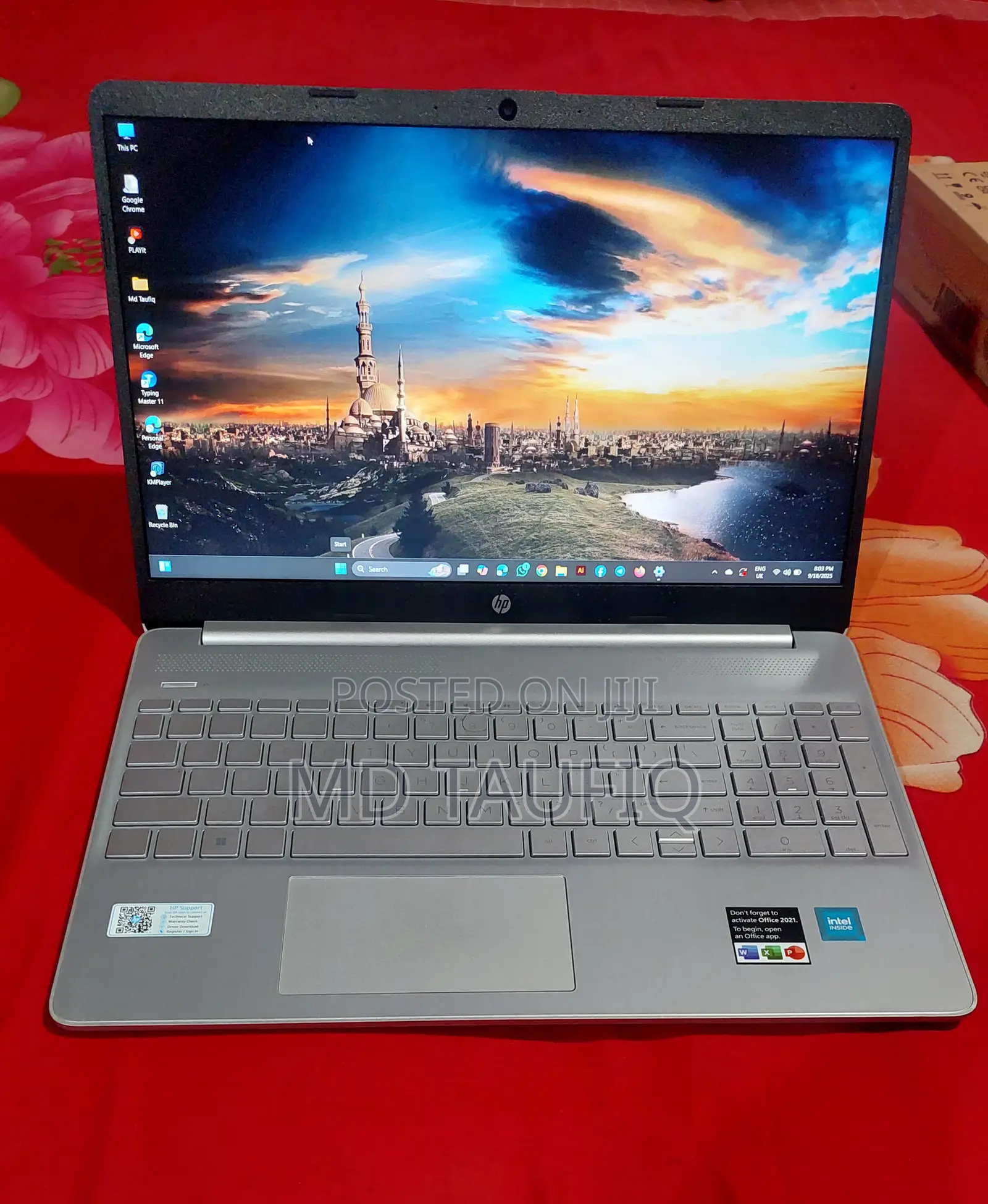 Laptop HP 15s 4GB Intel Celeron SSD 256GB