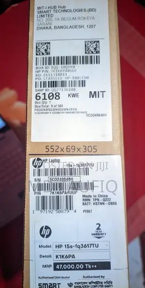 Laptop HP 15s 4GB Intel Celeron SSD 256GB