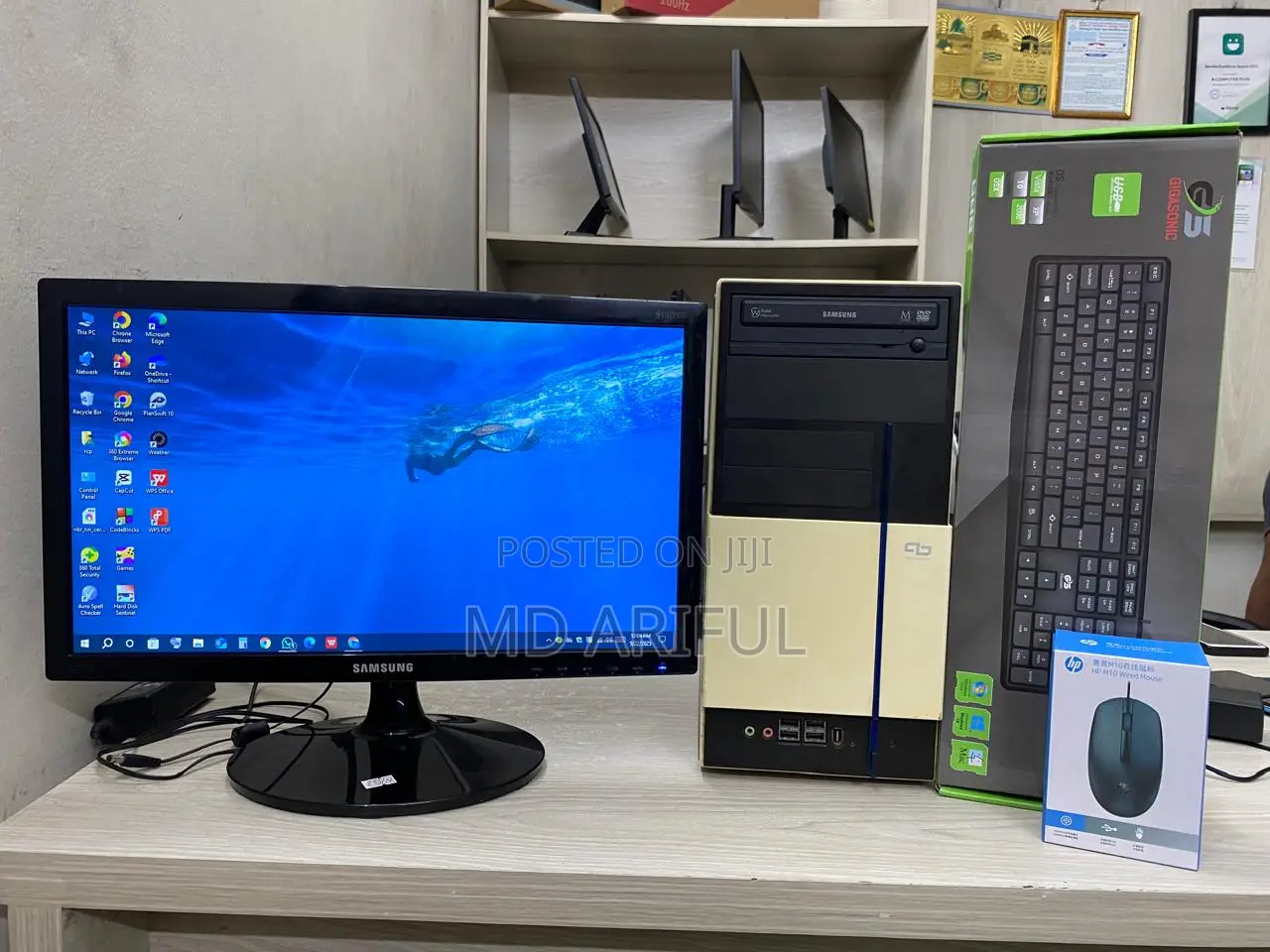 Desktop Computer 8GB Intel Core I3 SSD 128GB