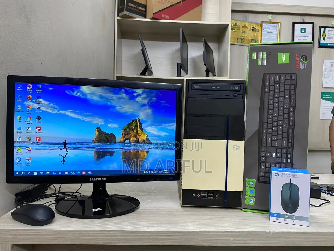 Desktop Computer 8GB Intel Core I3 SSD 128GB