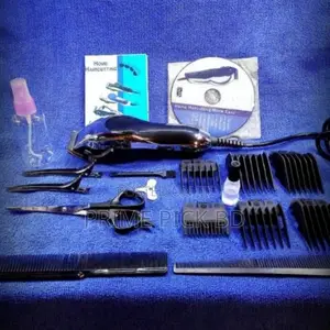 Kemei Km-8825 Deluxe Chrome Pro Hair Cutting Kit