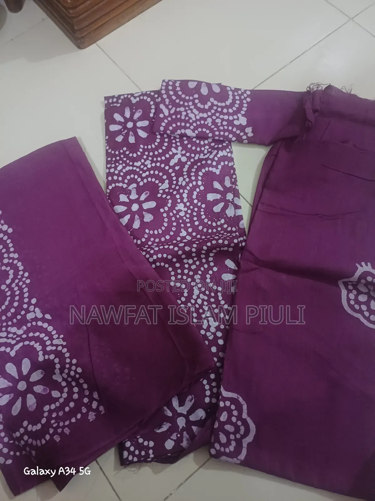 Cotton Batik Three Piece