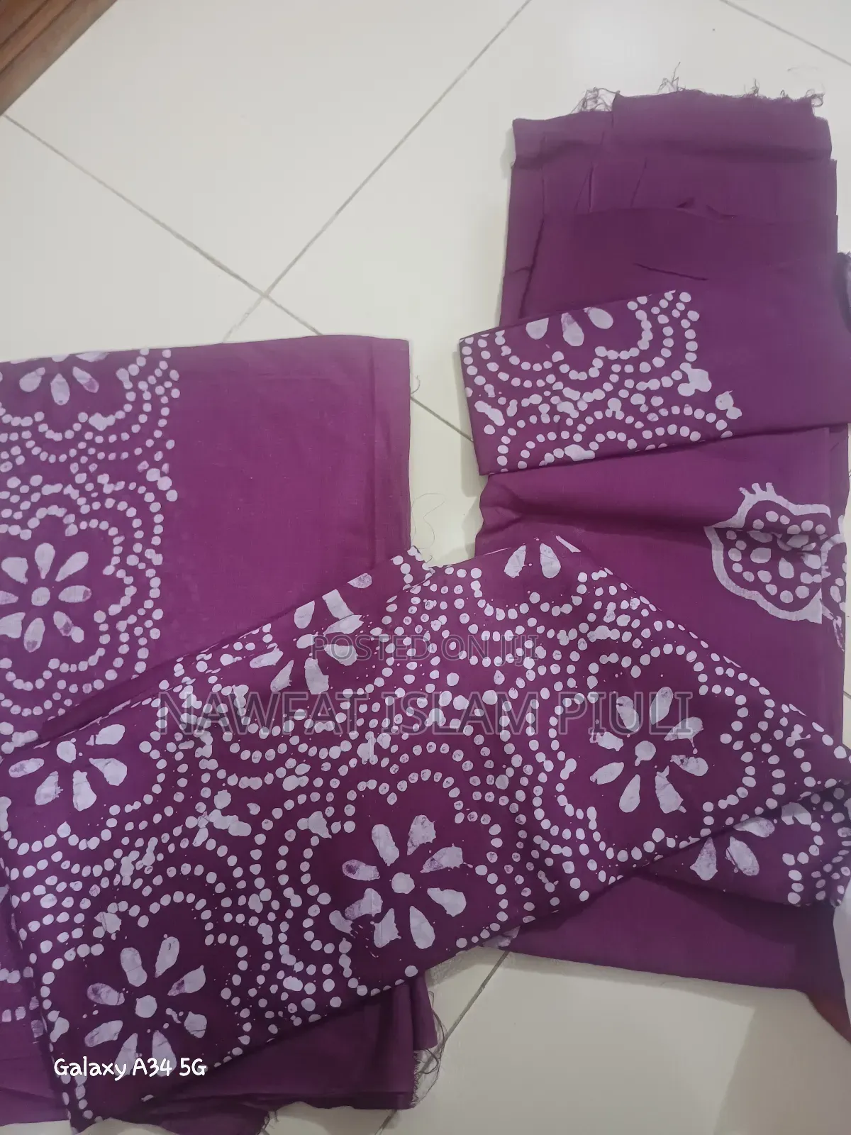 Cotton Batik Three Piece