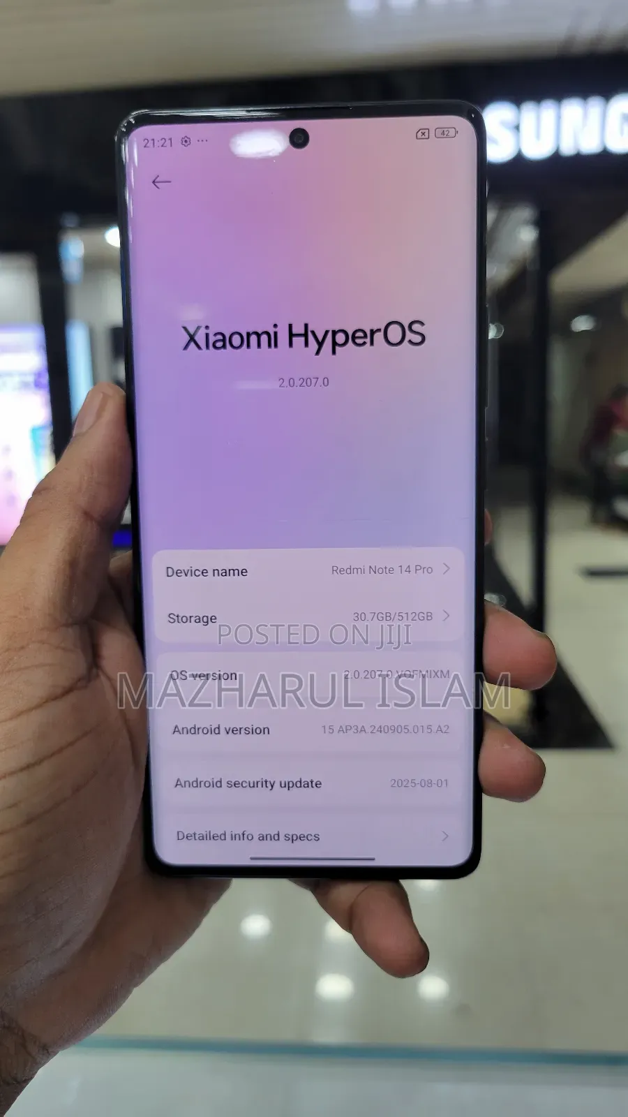 New Xiaomi Redmi Note 14 Pro 512 GB Red