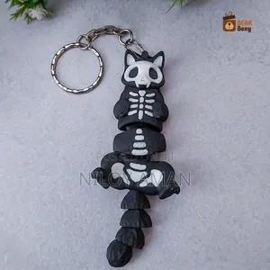 Photo - 3d Printed Cat Keychain