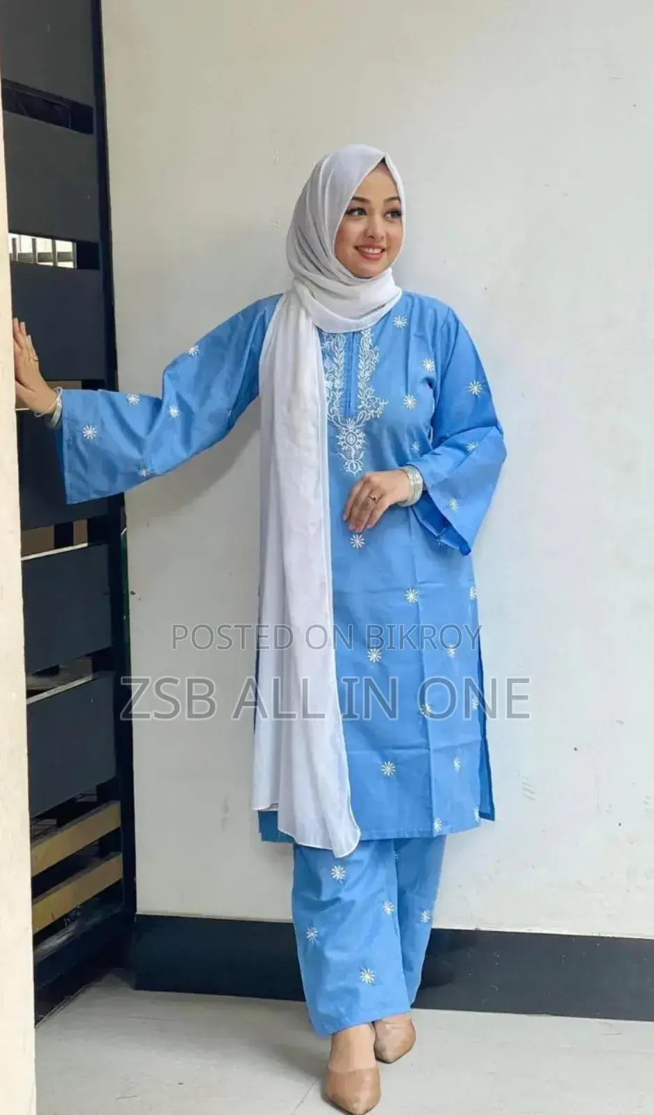 Embroidery Three Piece Set New Update