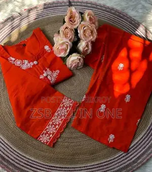 Embroidery Three Piece Set New Update