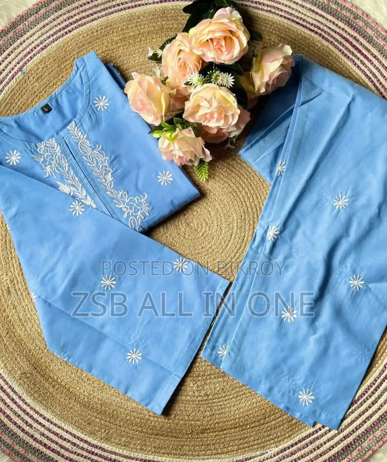 Embroidery Three Piece Set New Update