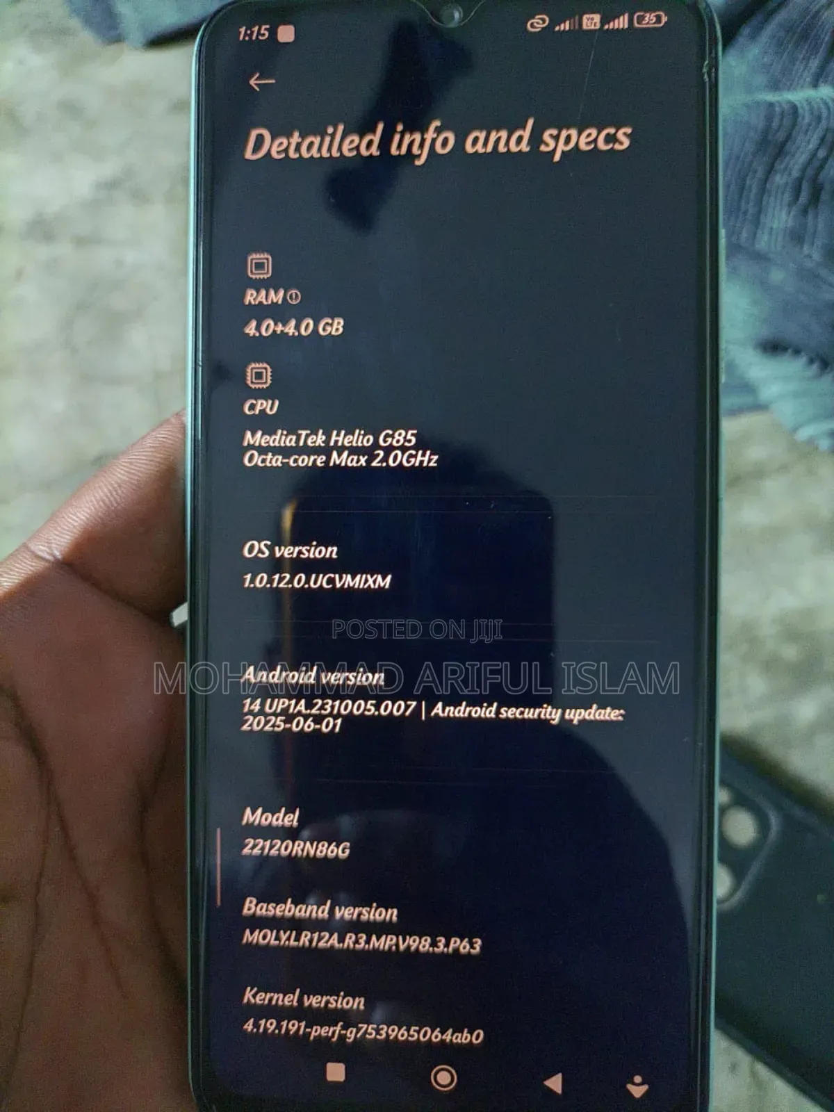 Xiaomi Redmi 12C 128 GB