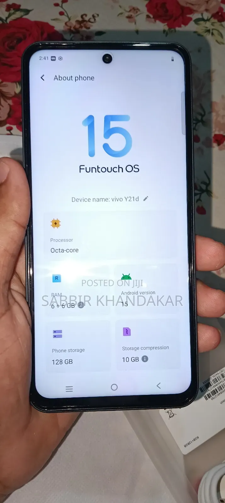 New Vivo Y21 128 GB Gray