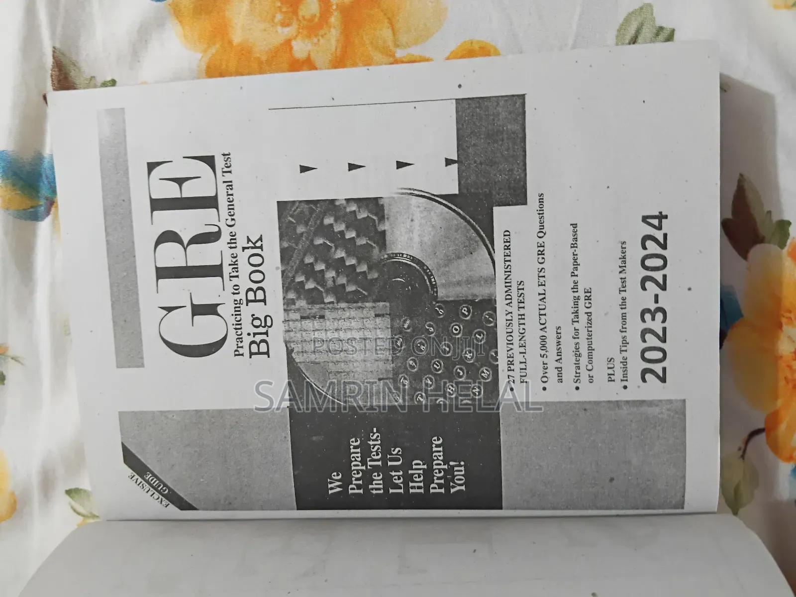 Admission Book. Gre. Practice To Take The General Test. Big Book. Ets.