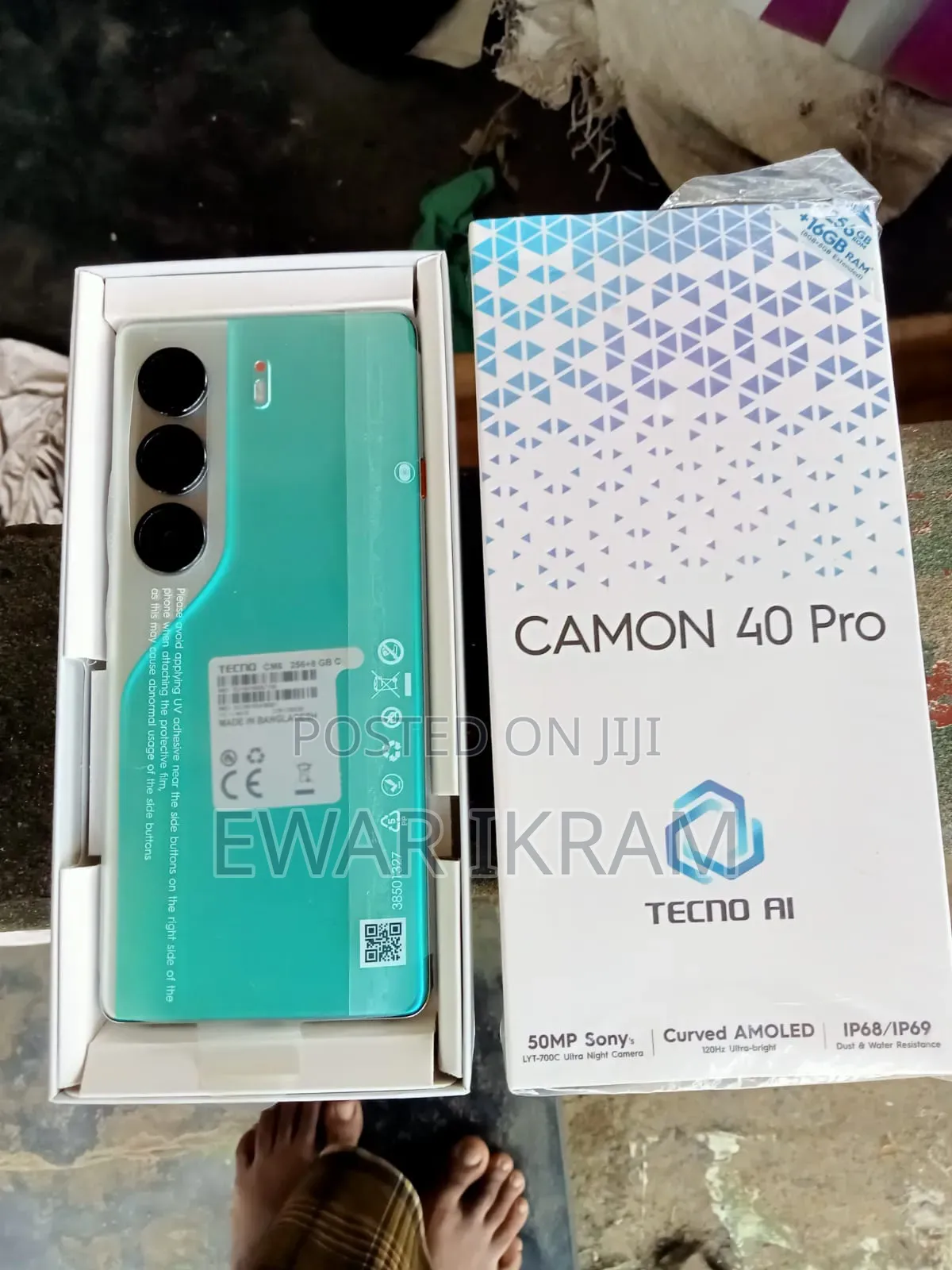 Tecno Camon 40 Pro 256 GB Blue