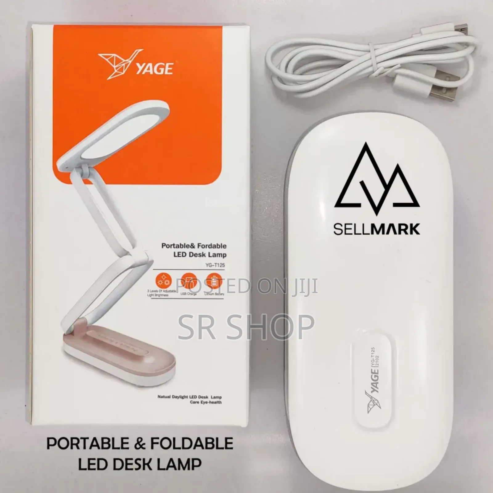 Yage T-125 Led Table Lamp Usb Rechargeable Reading Desk Lamp