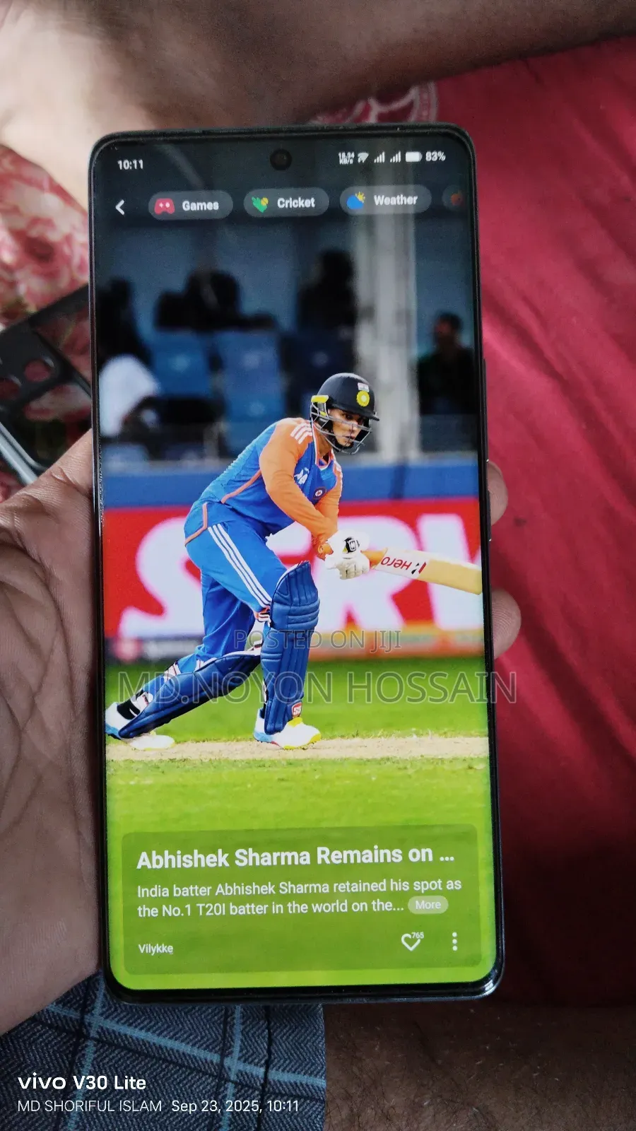 Vivo V30 5G 256 GB Purple