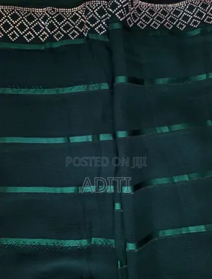 Photo - Green Georgette Saree