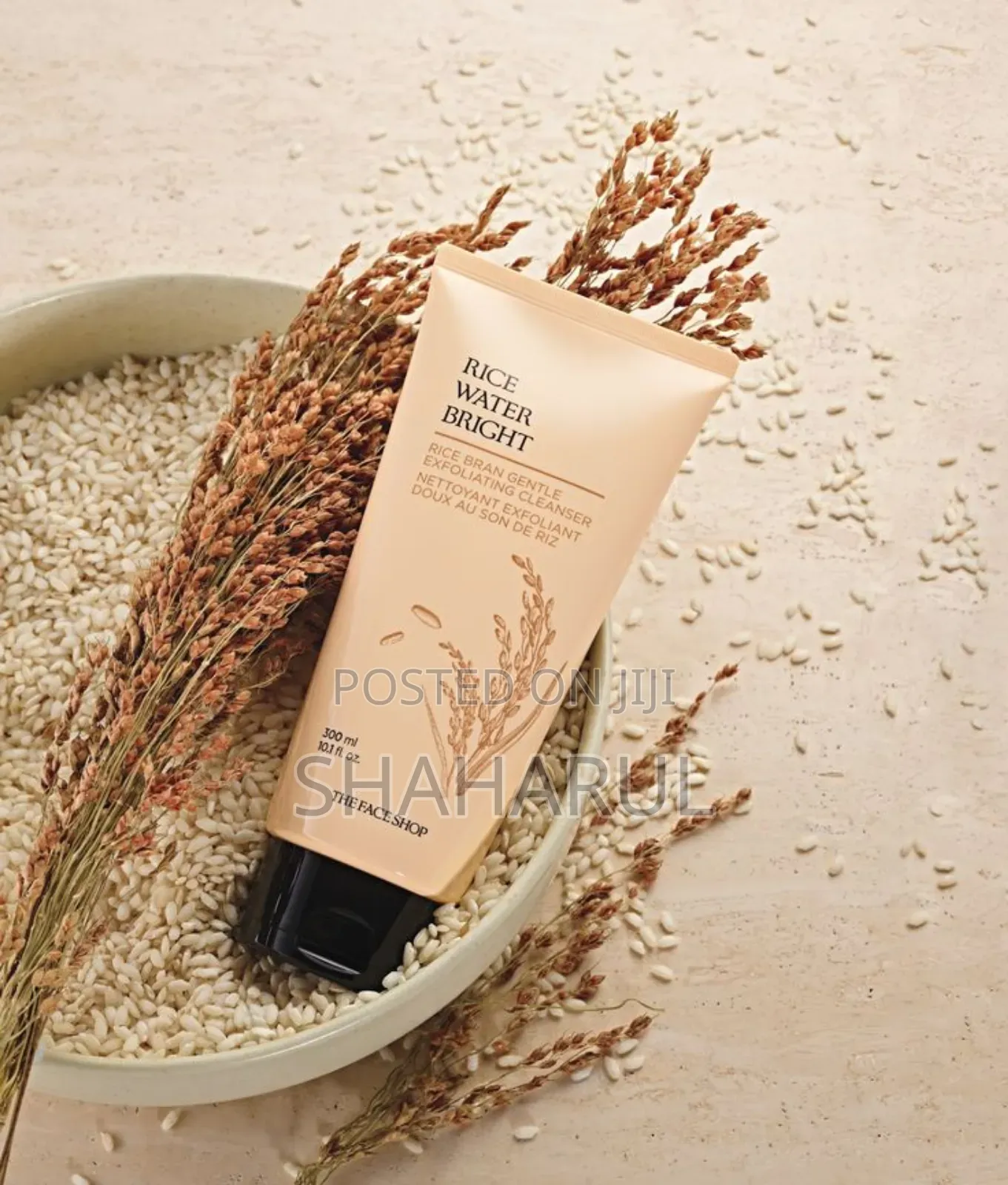 The Face Shop Rice Water Bright – Bran Gentle Exfoliating Cleanser
